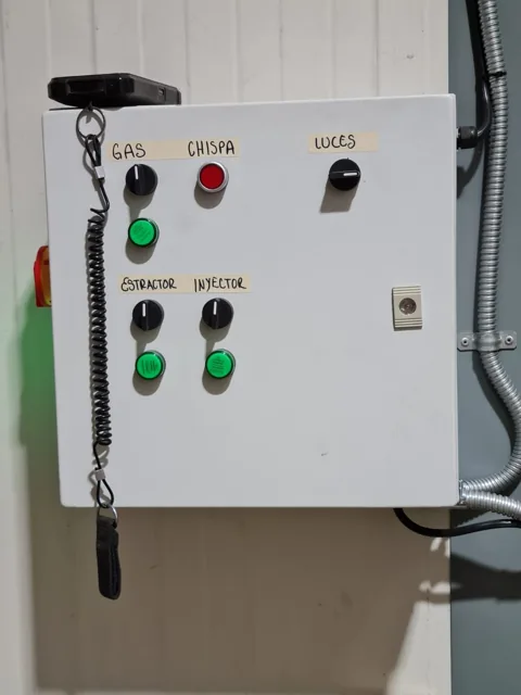 Tablero de control de la cabina
